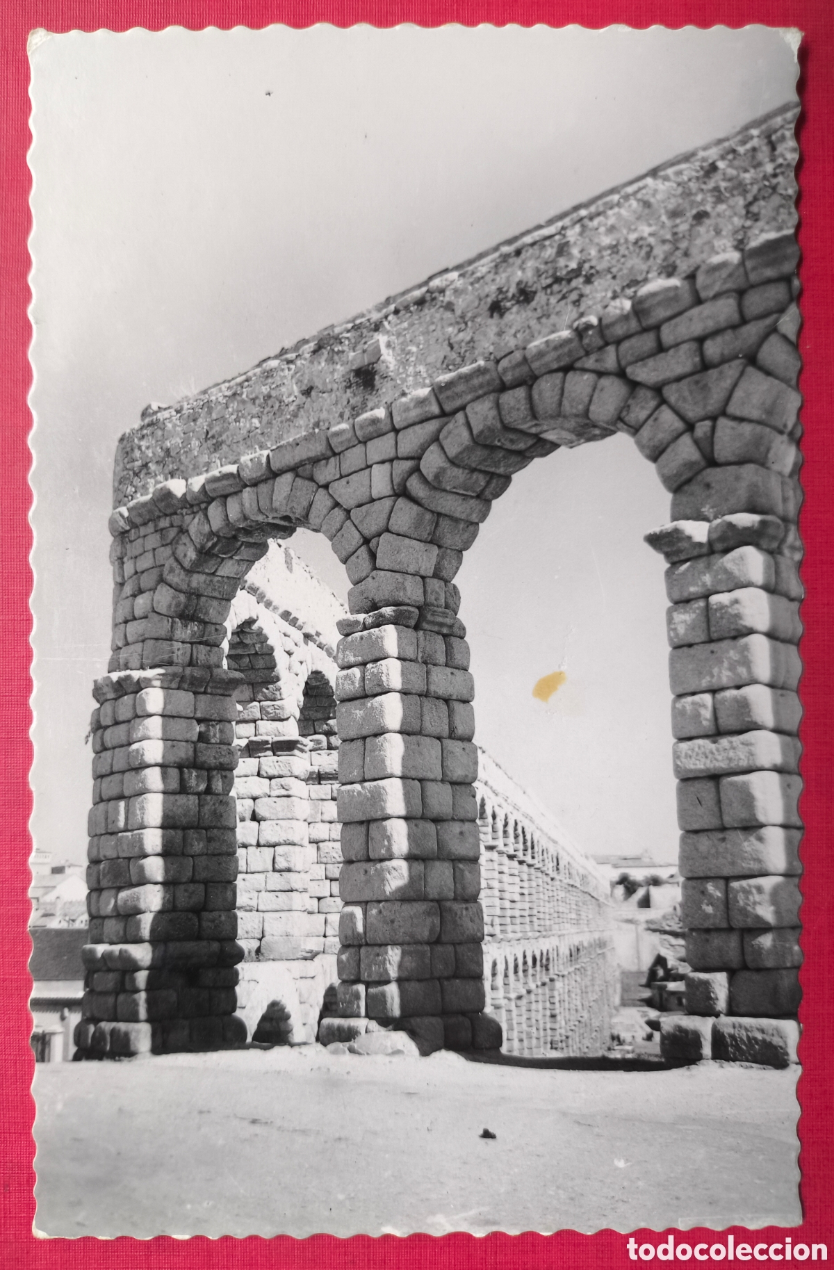 Postales: SEGOVIA ACUEDUCTO POSTAL FOTOGR&Aacute;FICA C. 1955