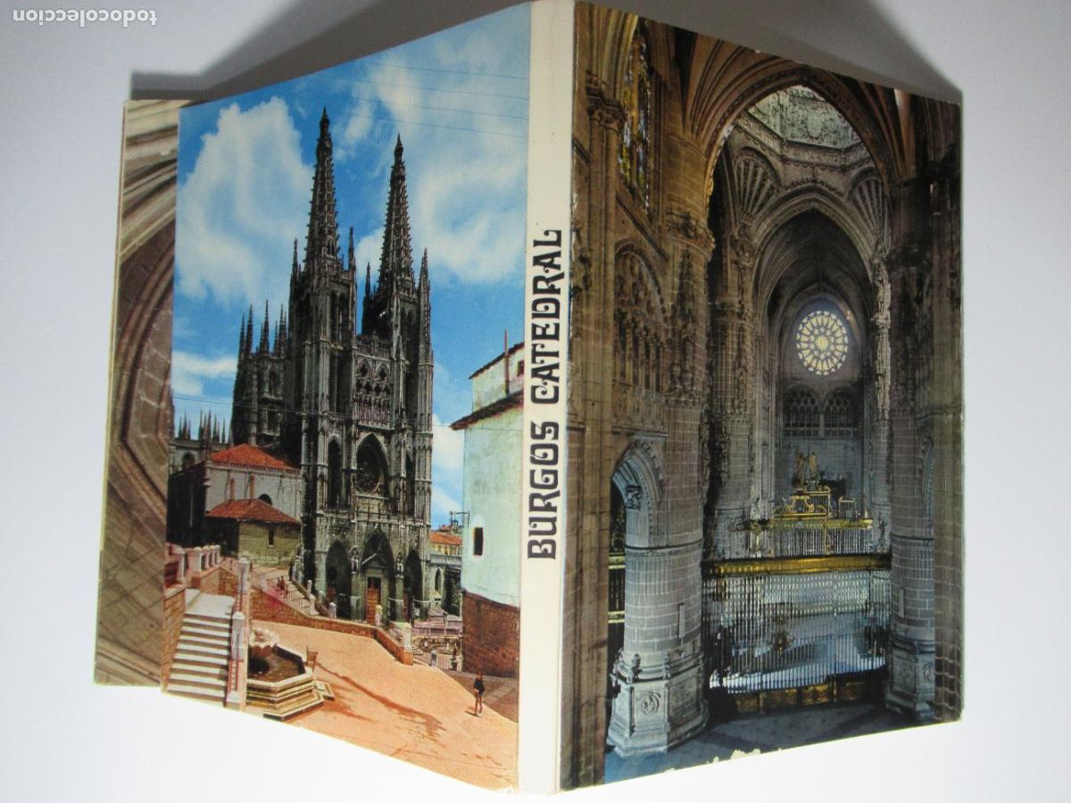 Postales: Bloc Burgos Catedral - 15 postales en acorde&oacute;n