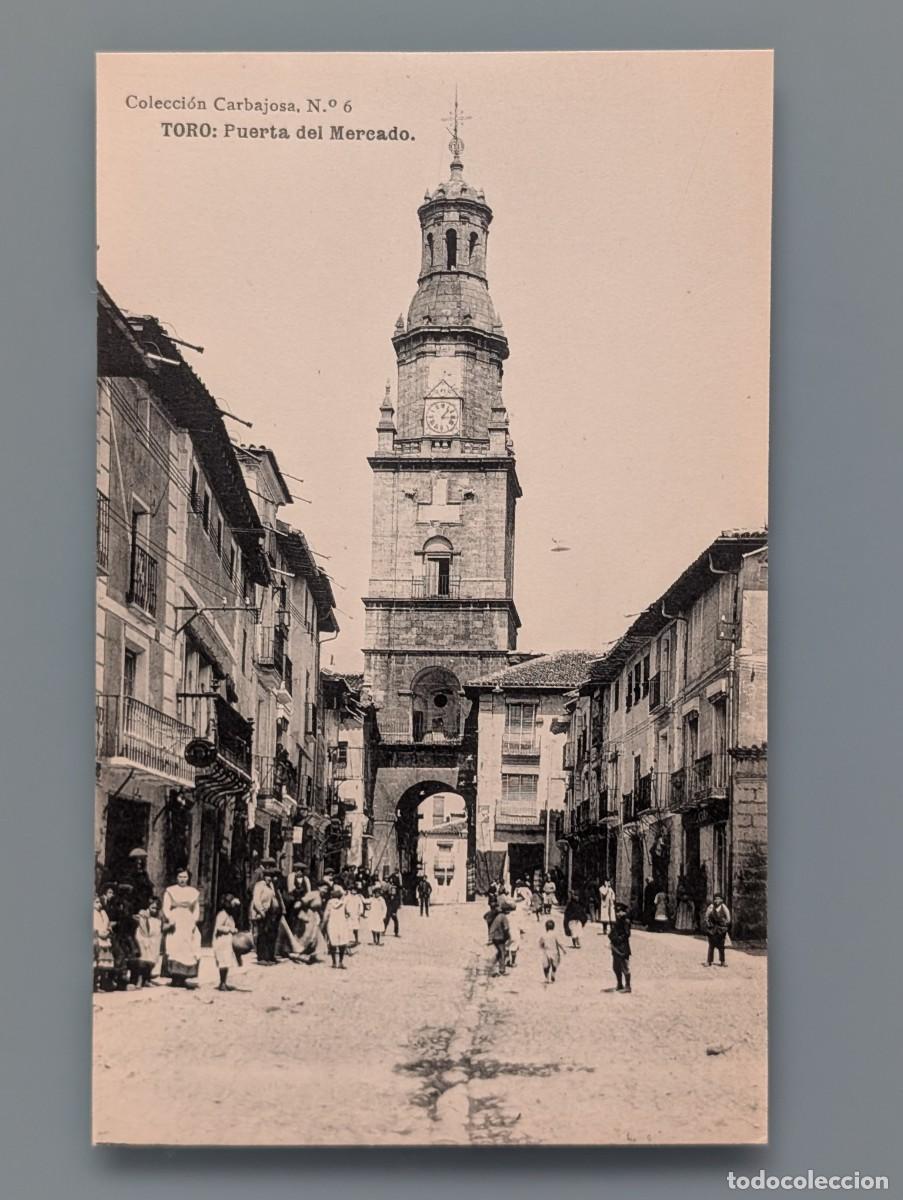 Postales: DIF&Iacute;CIL POSTAL ZAMORA TORO N&ordm; 6 PUERTA DEL MERCADO EDIC HAUSER Y MENET CASTILLA PERFECTA CONSERV