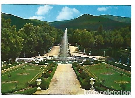 Postales: PARTERRE DE LA CASCADA NUEVA.- LA GRANJA DE SAN ILDEFONSO / SEGOVIA