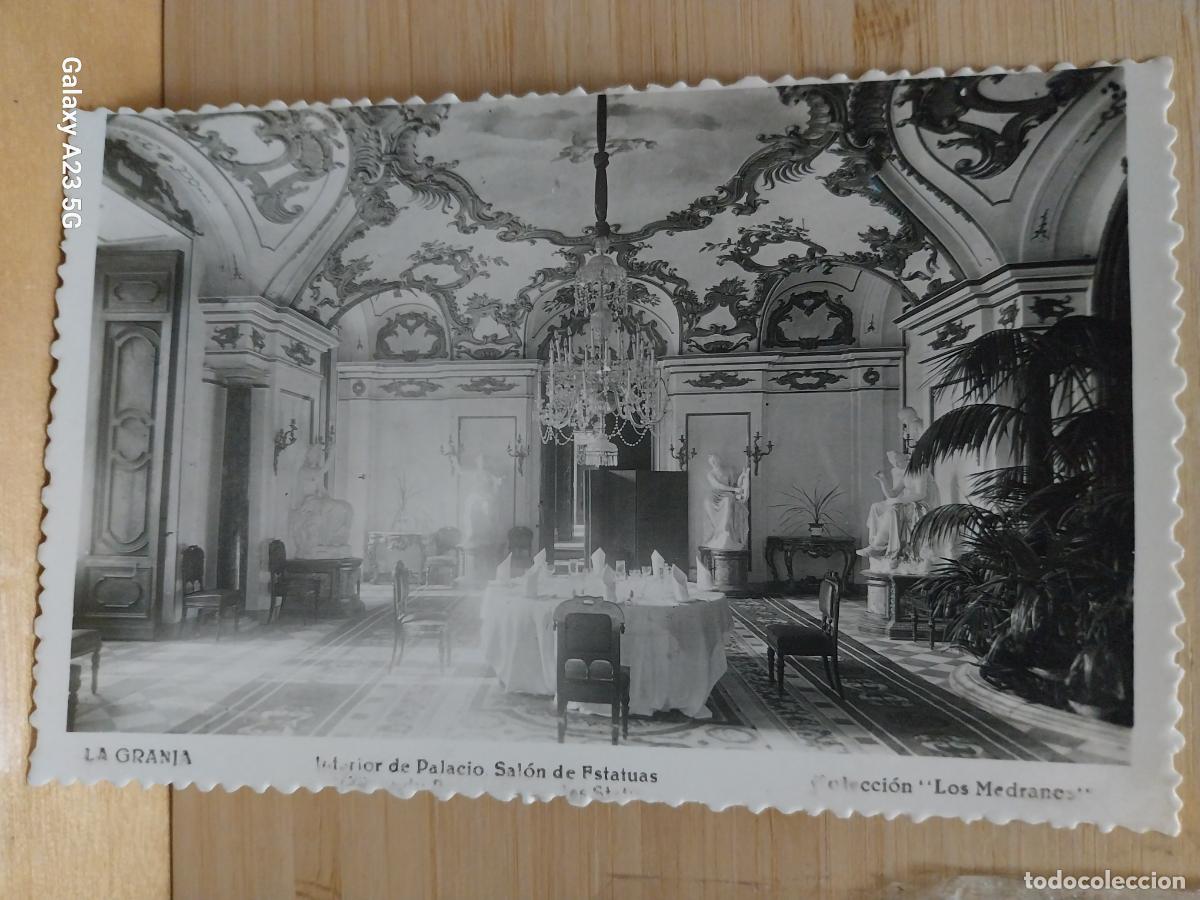 Postales: GRANJA DE SAN ILDEFONSO SALON DE ESTATUAS PALACIO ED LOS MEDRANOS SC ORIGINAL