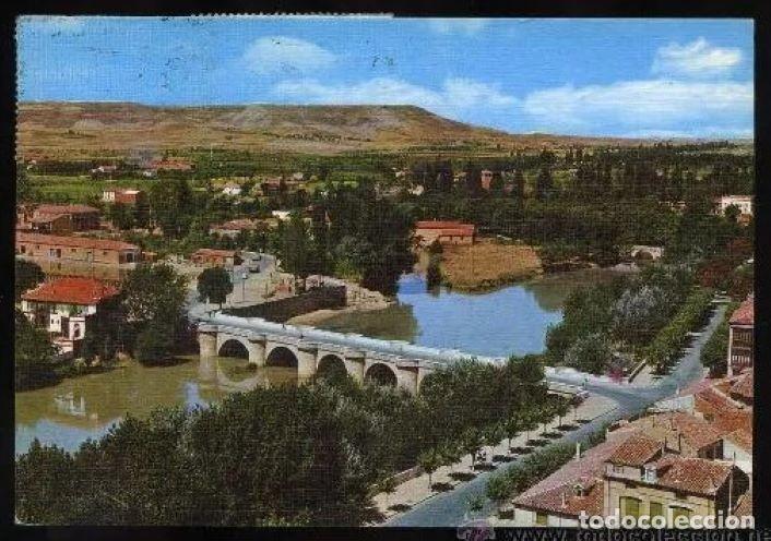 Postales: Palencia. *Vista panor&aacute;mica* Sicilia n&ordm; 10. Distr. Almacenes Col&oacute;n. Circulada 1989.