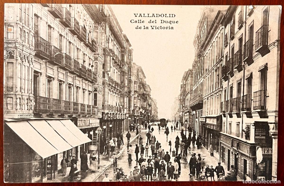 Postales: Valladolid, calle del Duque de la Victoria, J.H. Sin circular.