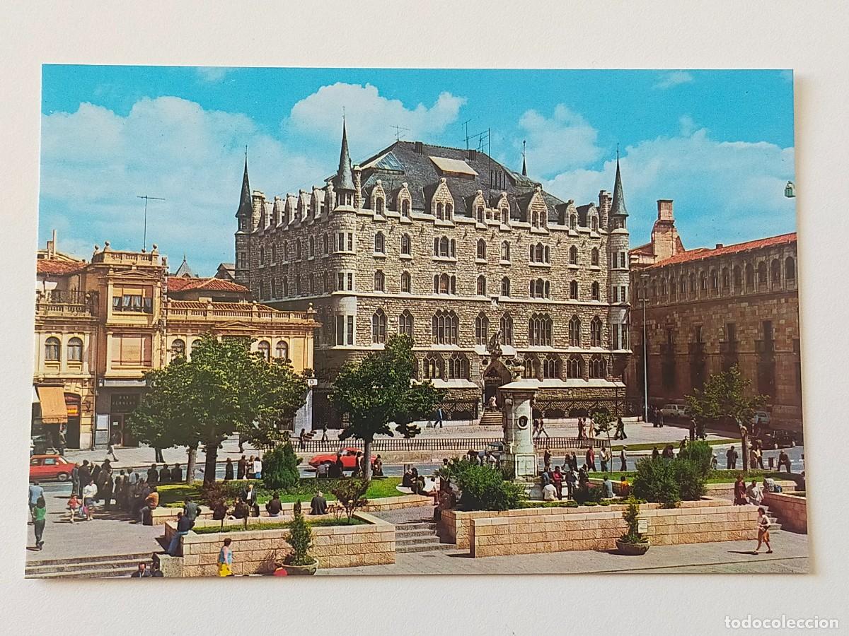 Postales: Postal LEON: Edificio de la Caja de Ahorros y Monte de Piedad - Imp A.G. Cobas.