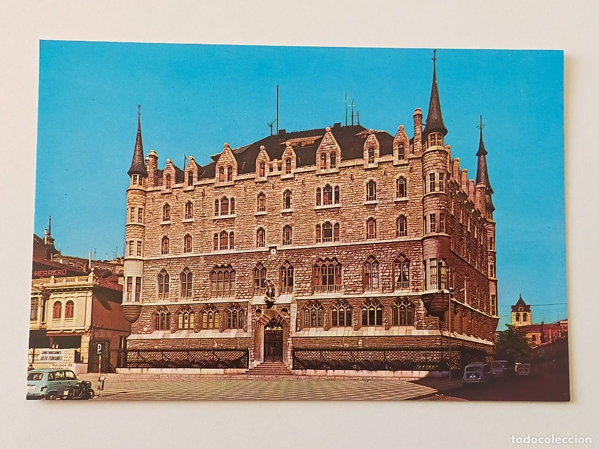 Postales: Postal LEON: Edificio de la Caja de Ahorros (Gaud&iacute;) - Imp A.G. Cobas.