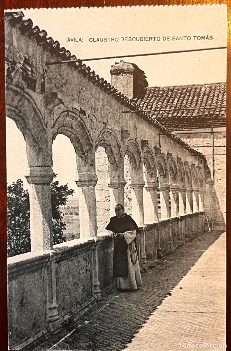 Postales: AVILA, CLAUSTRO DESCUBIERTO DE SANTO TOMAS, HAUSER Y MENET, SIN CIRCULAR