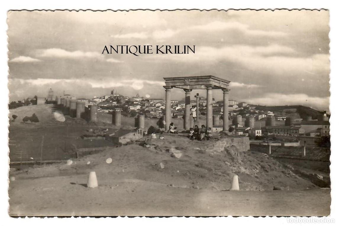 Postales: AVILA N&ordm; 9 CUATRO POSTES Y VISTA PARCIAL / EDICION HAE / SIN FRANQUEAR