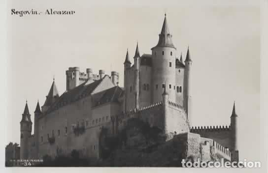 Postales: SEGOVIA SIN ESCRIBIR ALCAZAR