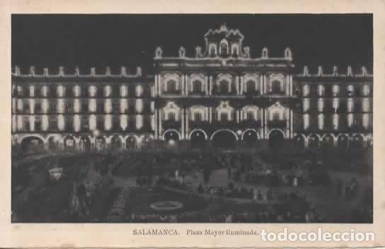 Postales: SALAMANCA SIN ESCRIBIR PLAZA MAYOR