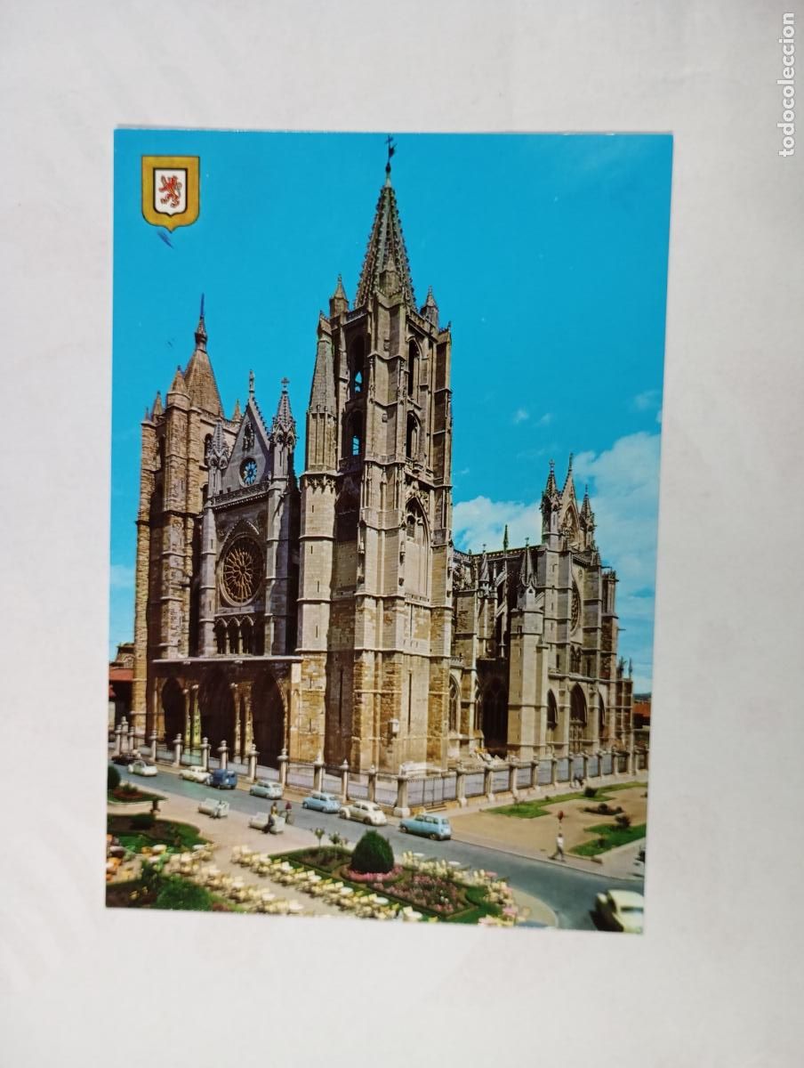 Postales: POSTAL DE LE&Oacute;N. CATEDRAL. TDKP30P - Foto 1