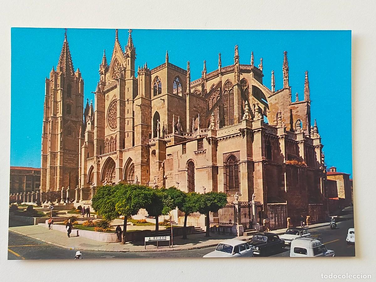 Postales: Postal LEON: Catedral - Imp A.G. Cobas.