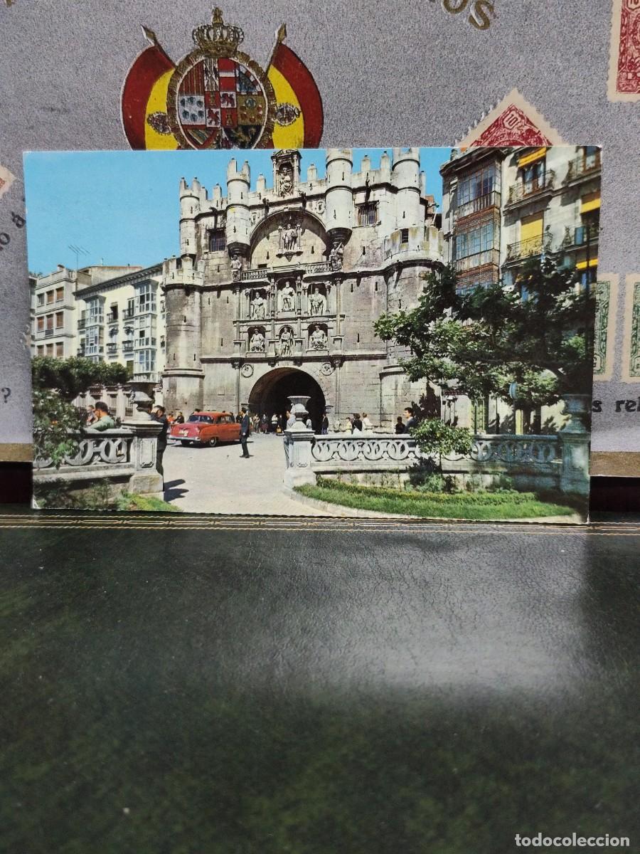 Postales: P6408 Postal Burgos Arco y puente de Santa Mar&iacute;a. Fardi