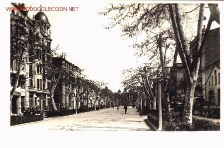 Postales: Postal fotografica de Lleida- Lerida. Avenida del Caudillo.A&ntilde;os 40.