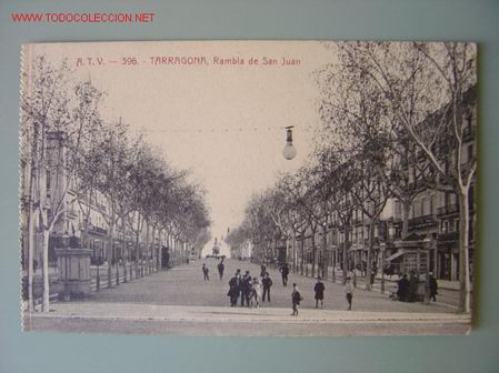 Postales: TARRAGONA RAMBLA DE SAN JUAN - Foto 1