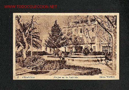Postales: Postal de FIGUERES (Girona): Parc de lEstaci&oacute; (Ed.Trayter, num. 2) - Foto 1