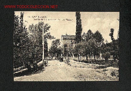 Postales: Postal de CAMPRODON: Sortida de la vila cam&iacute; de Les Planes (Thomas num. 9) - Foto 1