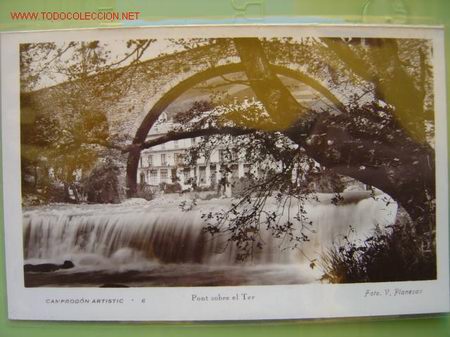 Postales: CAMPRODON PONT SOBRE EL TER - Foto 1