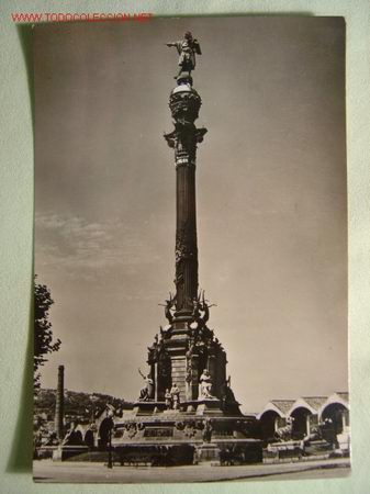 Postales: BARCELONA MONUMENTO A COLON - Foto 1