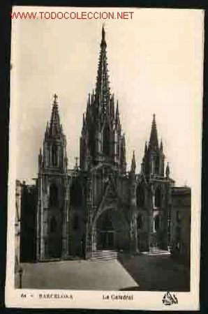 Postales: 64 - BARCELONA, LA CATEDRAL - Foto 1