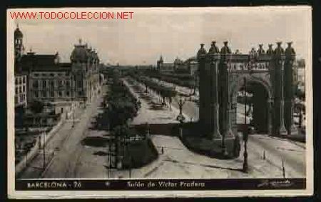 Postales: BARCELONA - 26: SALON DE VICTOR PRADERA - Foto 1