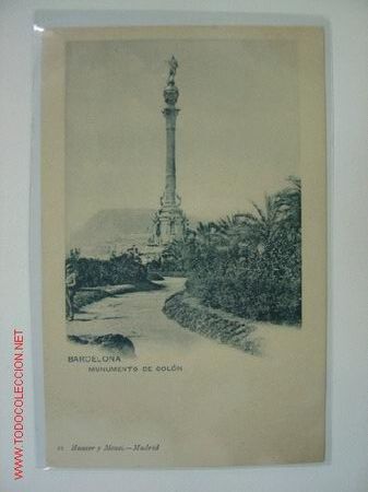 Postales: BARCELONA Monumento de Colon - Foto 1