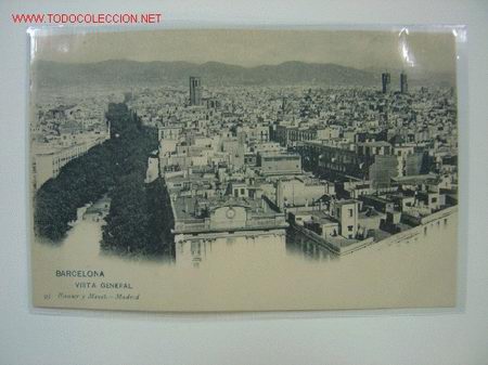 Postales: BARCELONA Vista general - Foto 1