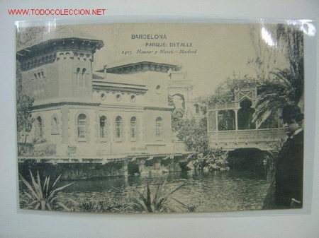 Postales: BARCELONA Parque. Detalle - Foto 1