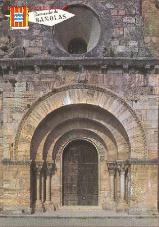 Postales: BA&Ntilde;OLAS (GIRONA) - PORTADA DE PORQUERAS - Foto 1