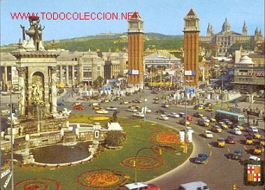 Postales: BARCELONA - PLAZA ESPA&Ntilde;A - Foto 1