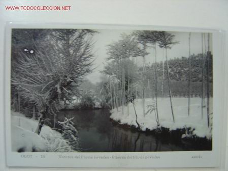 Postales: OLOT Riberes de Fluvi&aacute; nevadas - Foto 1