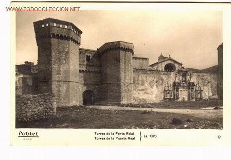 Postales: Postal de Poblet, Tarragona. - Foto 1
