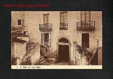 Postales: Postal de VILABELLA (Tarragona): Casa Vidal (Thomas num. 7) - Foto 1