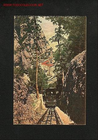 Postales: Postal de Montserrat (Barcelona) (funicular) - Foto 1