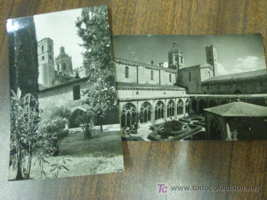 Postales: LOTE DE 2 POSTALES DEL MONASTERIO DE SANTES CREUS
