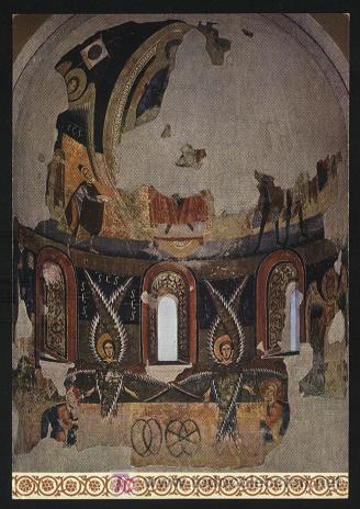 Postales: postal n&ordm; 26- abside central de sta. maria d'aneu(museo de arte de catalu&ntilde;a, l&eacute;rida) sin escribir