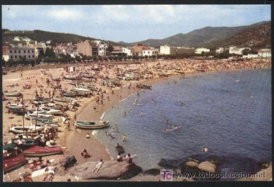 Postales: A-4866- GIRONA. TOSSA DE MAR. LA PLAYA. - Foto 1