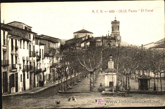 Postales: OLOT : Paseo El ferial - Foto 1