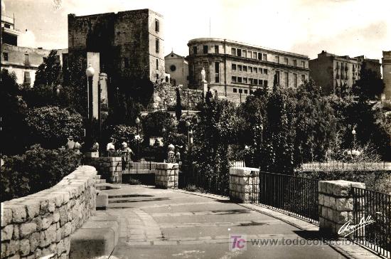 Postales: TARRAGONA : Palacio de Augusto Jardines - Foto 1