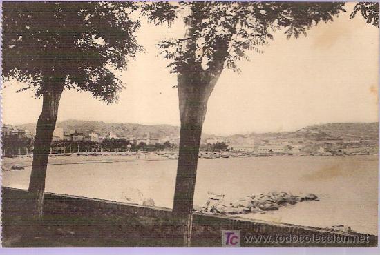 Cartoline: TARJETA POSTAL DE SAN FELIU DE GUIXOLS. N&ordm; 8. VISTA PARCIAL. L. ROISIN, FOT. ED. ARTURO VICENS.