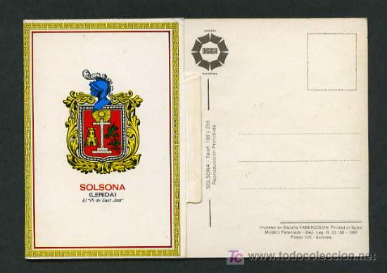 Postales: Solsona. Ed. Digasa. Nueva. - Foto 2