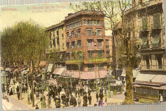 Postales: Barcelona. 2 Rambla de las Flores. - Foto 1