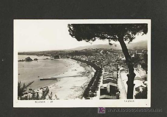 Postales: Postal de BLANES (Girona): La platja (num.29) - Foto 1