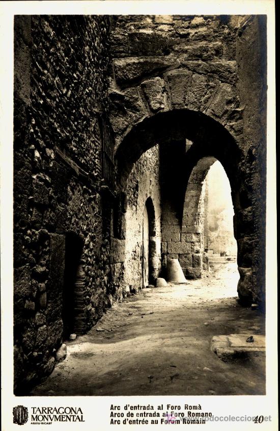 Postales: TARRAGONA : Arc dentrada al Doro Roma - Foto 1