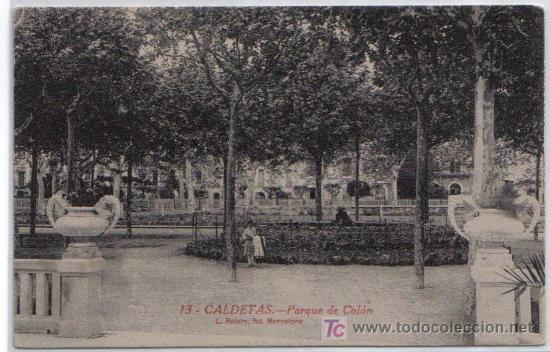 Postales: Caldetas - 13 Parque de Col&oacute;n - Foto 1