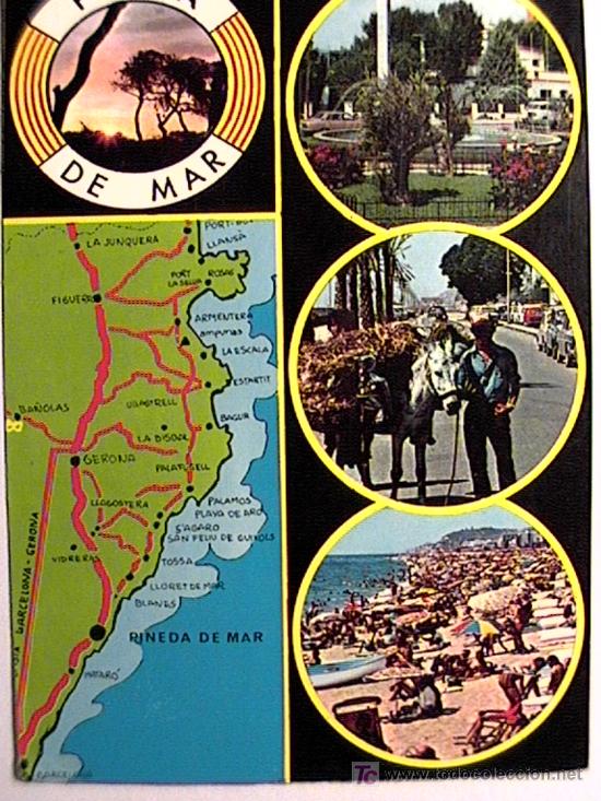 Postales: POSTAL DE PINEDA DE MAR DE 1978 - Foto 1