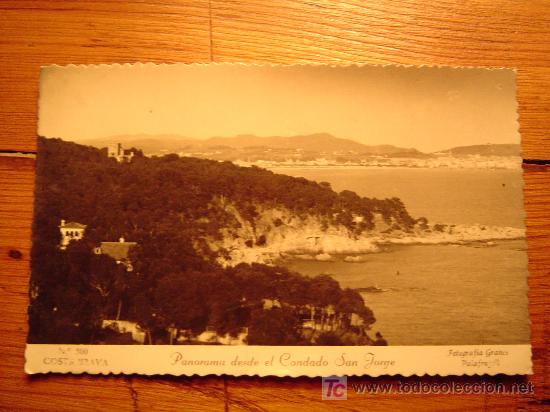 Postales: Postal de la Costa Brava Panorama desde el Condado San Jorge