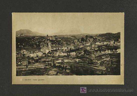 Postales: Postal de RUPIT (Barcelona): Vista general - Foto 1