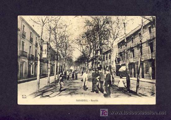 Cartes Postales: Postal de SABADELL (Barcelona): Rambla (Ed.MN) (animada)