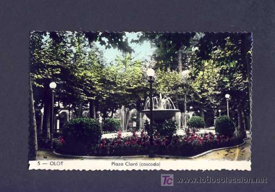 Postales: Postal d OLOT (Girona): Pla&ccedil;a Clar&agrave; (num.5) - Foto 1