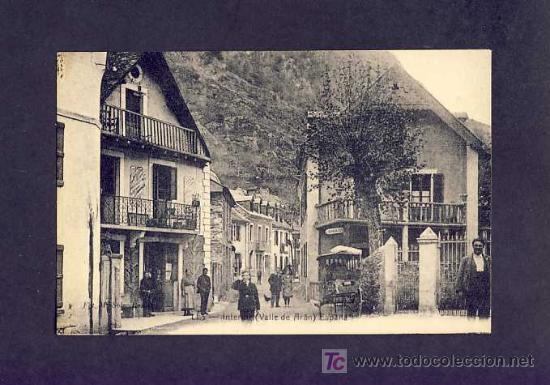 Postales: Postal de LA VALL D ARAN (Lleida): L&eacute;s, interior (animada) - Foto 1